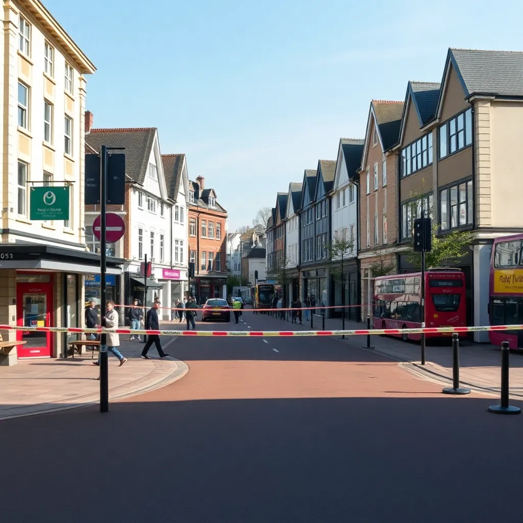 Guildford Town Centre Cordoned Off After Incident