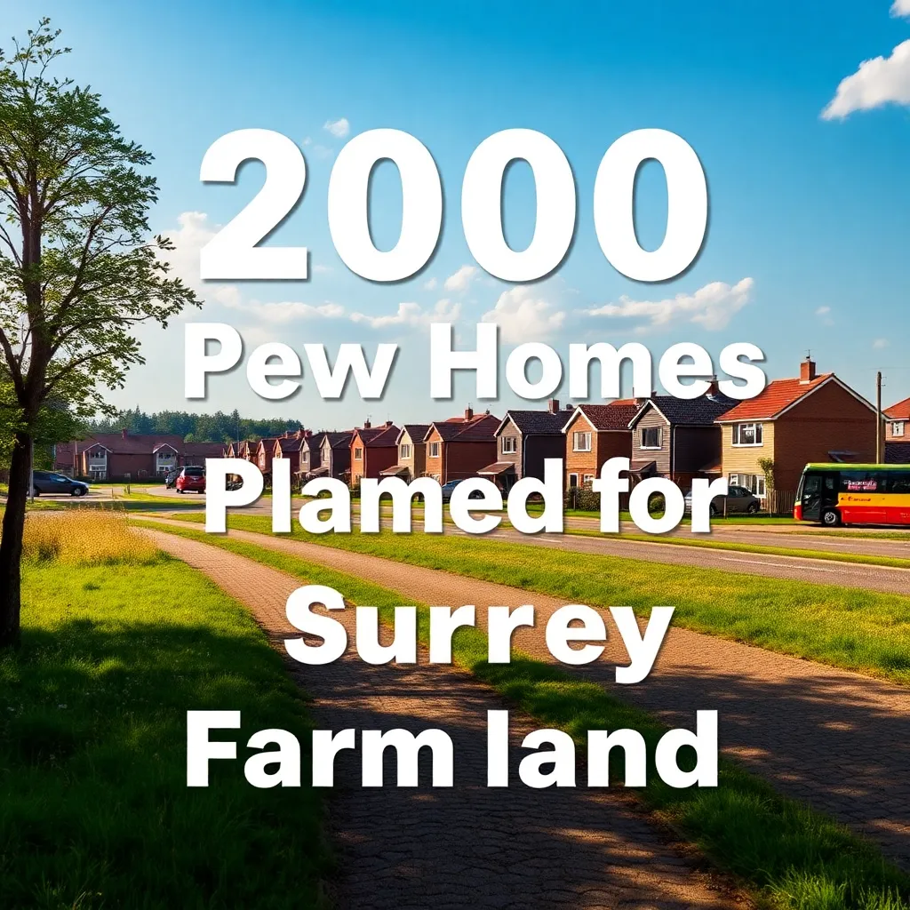200 New Homes Planned for Surrey Farmland