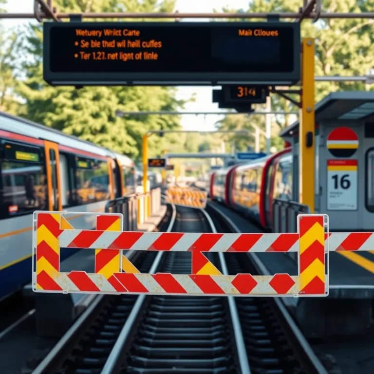 Surrey Rail Closures: Major Works to Disrupt Lines
