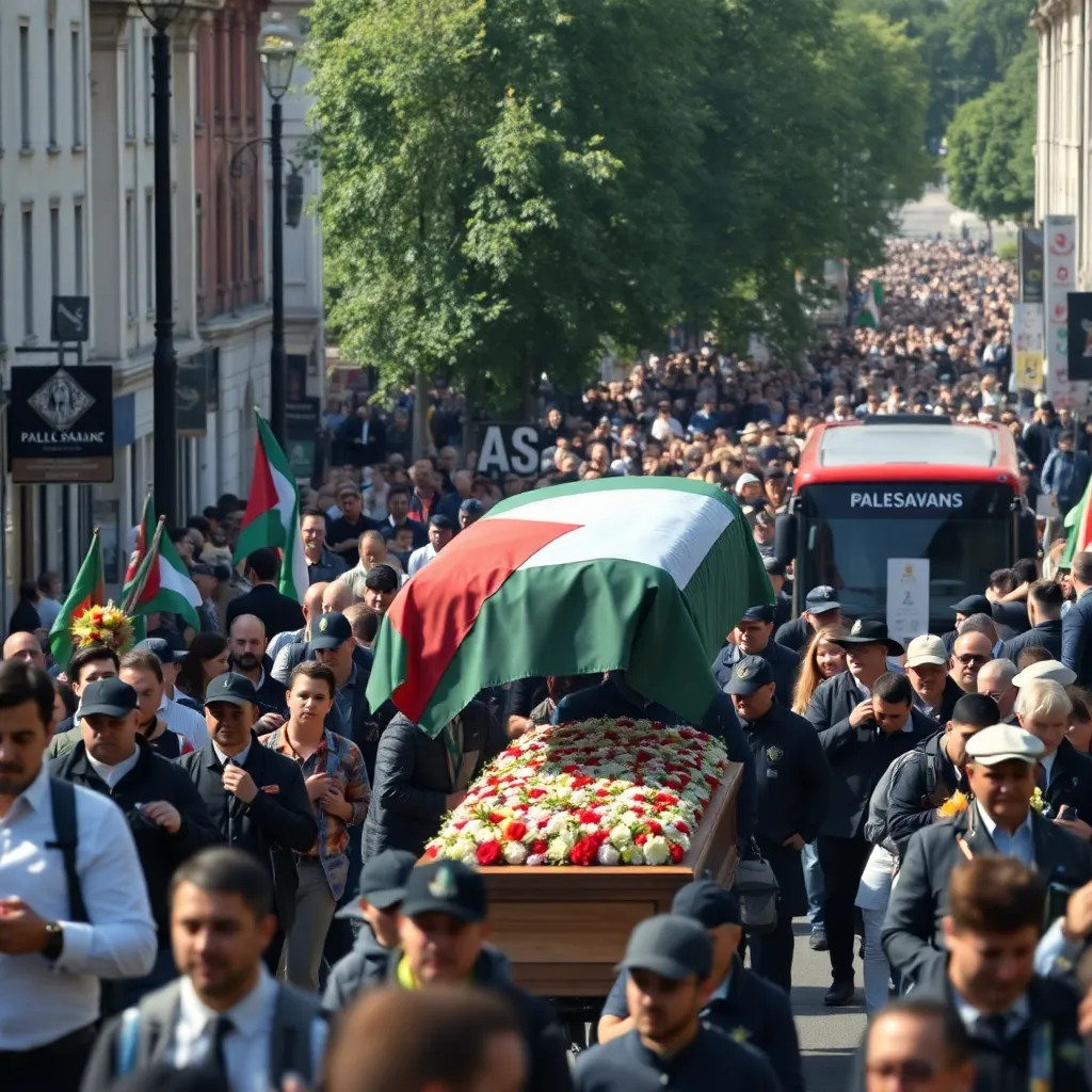 Surrey to Hold Large Palestinian Funeral Procession