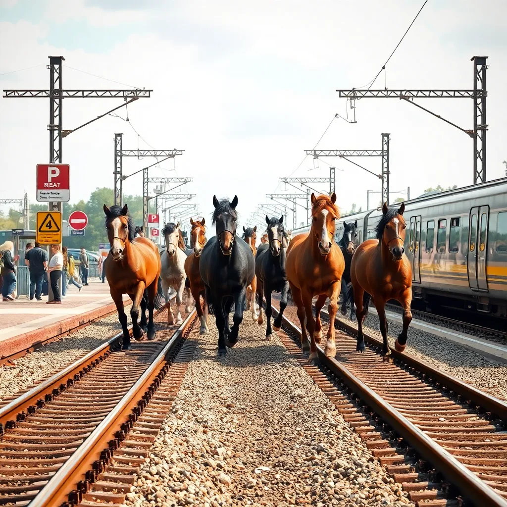 Horses on Tracks Halt SWR Trains: Safety & Disruption Impact