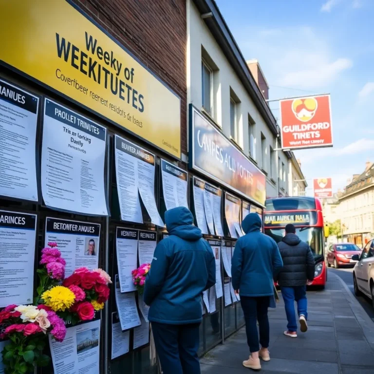 Weekly Tributes: Guildford Residents Remembered in Notices