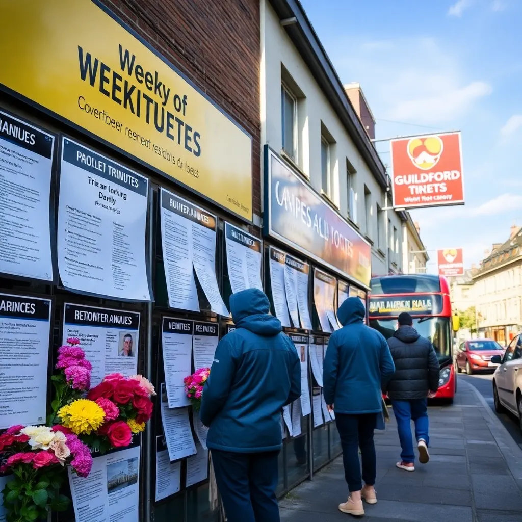 Weekly Tributes: Guildford Residents Remembered in Notices