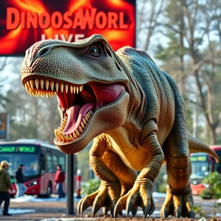 Dinosaur World Live Roars into Surrey Theatres This Winter