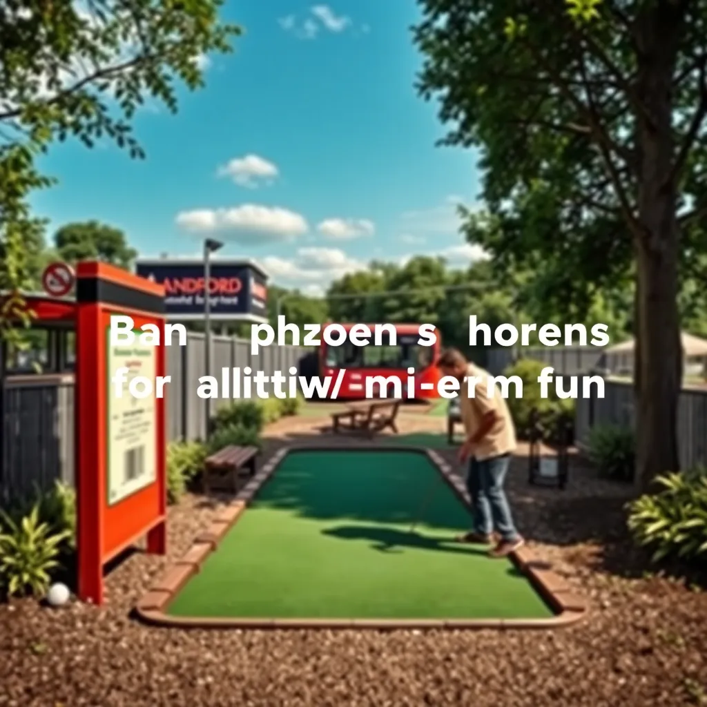 Guildford Mini Golf Bans Phones for Half-Term Fun