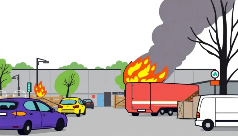 FIRE AT GUILDFORD RECYCLING CENTRE CAUSES TRAFFIC DISRUPTIONS