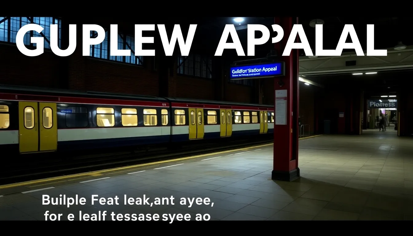 GUILDFORD STATION APPEAL: POLICE RELEASE CCTV AFTER TEENAGER RAPED