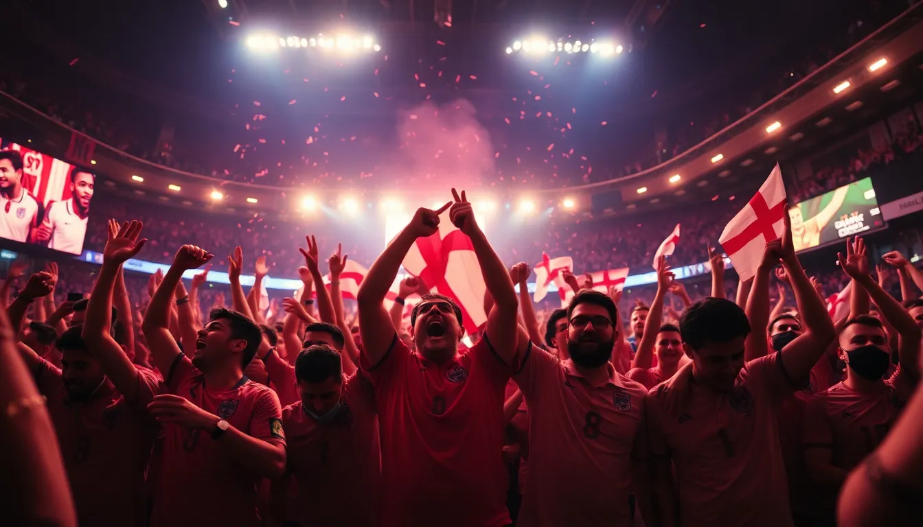 SOUTH EAST FANS CELEBRATE DRAMATIC ENGLAND WORLD CUP VICTORY