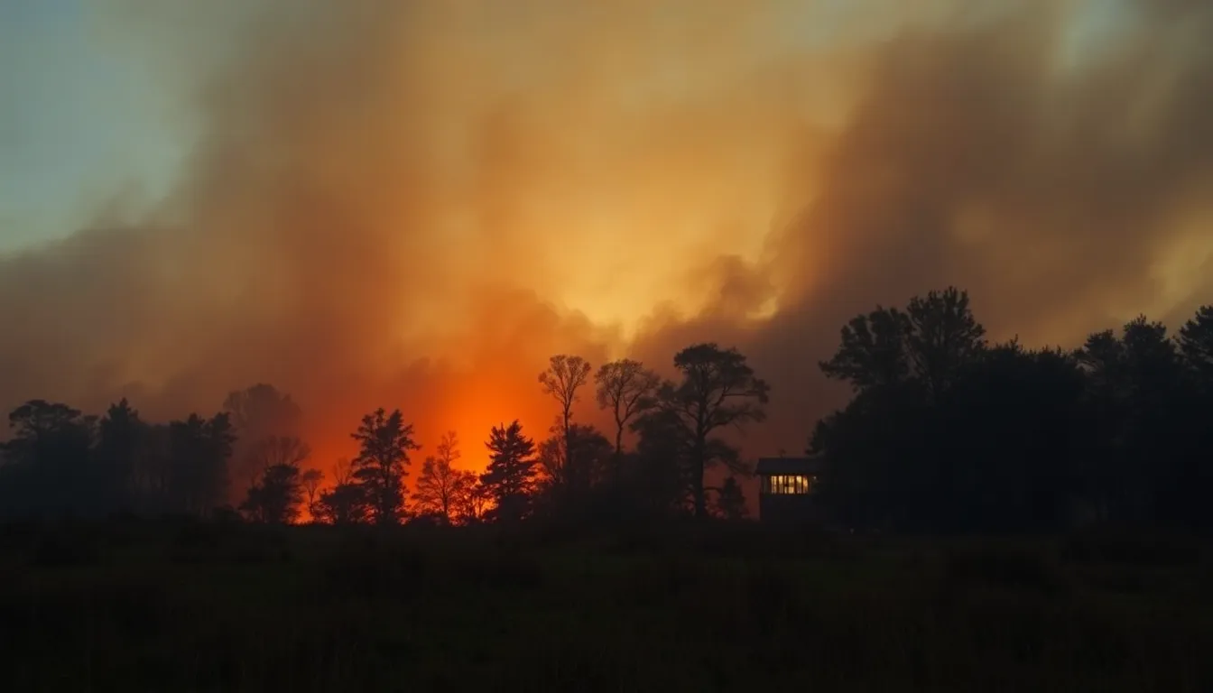 SURREY HEATHLANDS FACE SEVERE WILDFIRE RISK AMID RISING TEMPERATURES