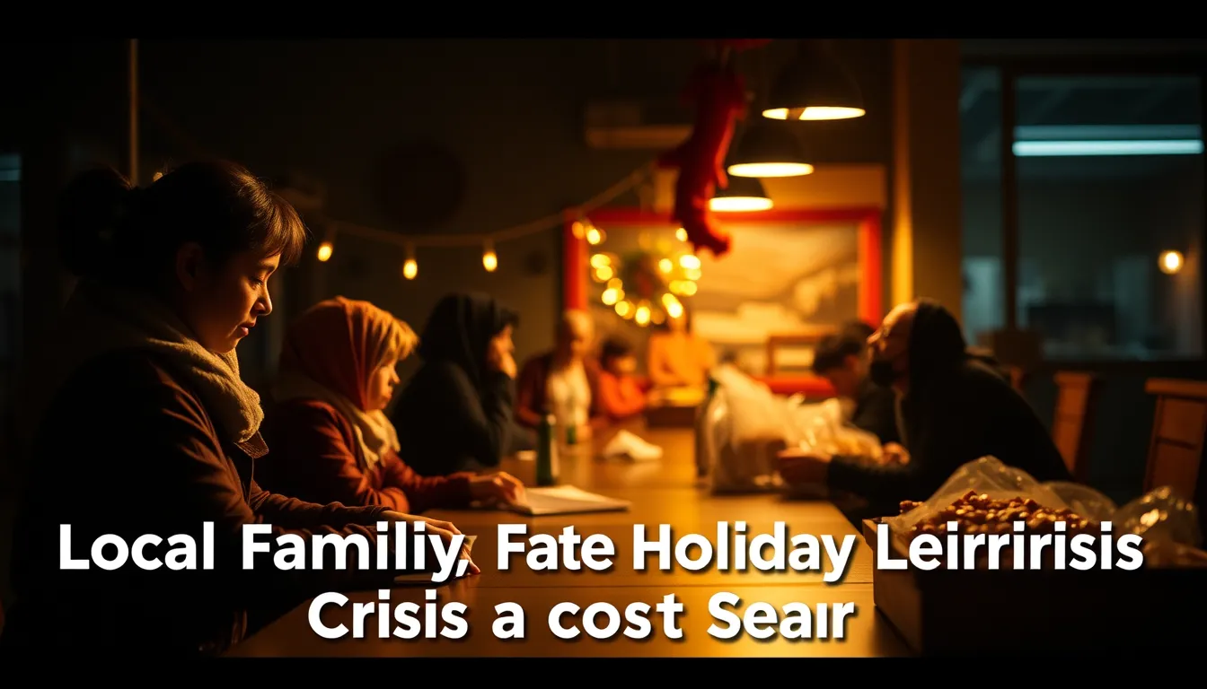 LOCAL FAMILIES FACE HOLIDAY HUNGER CRISIS AS COSTS SOAR
