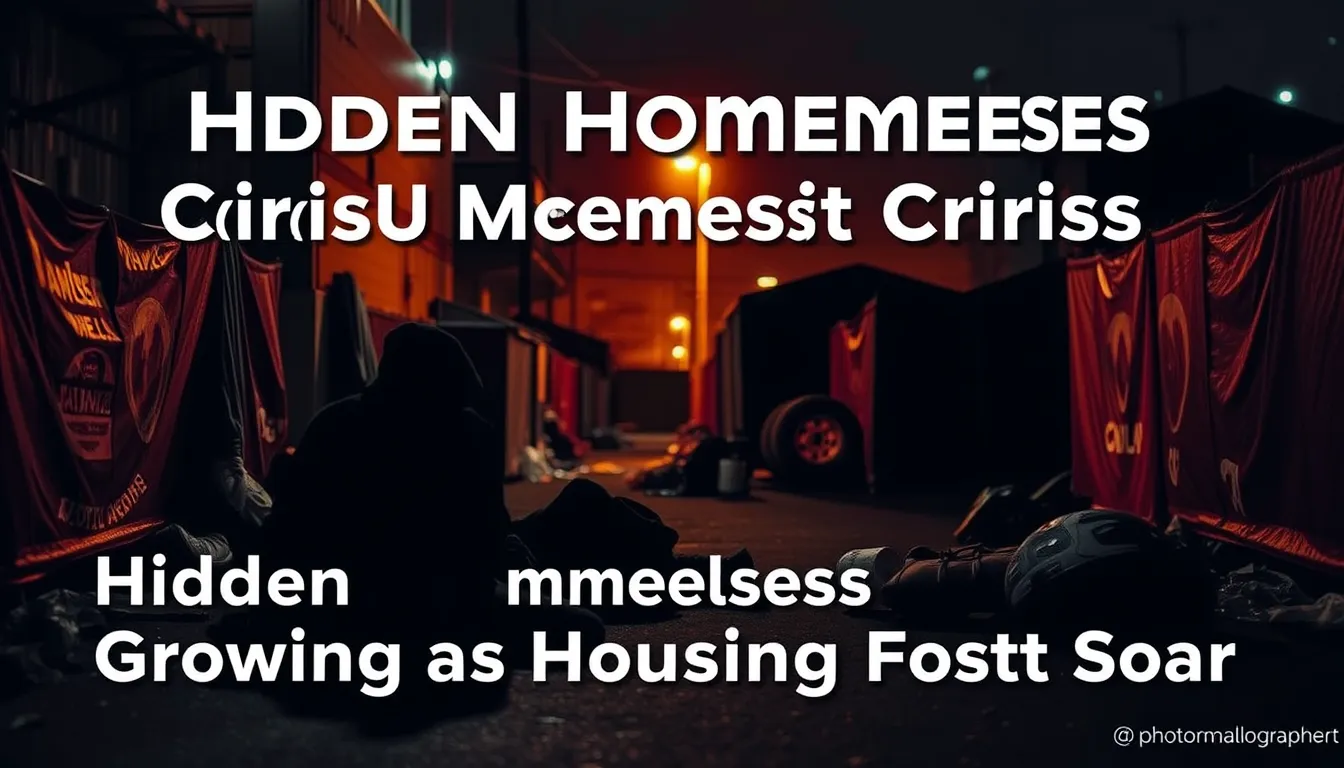 HIDDEN HOMELESSNESS CRISIS GROWING AS HOUSING COSTS SOAR