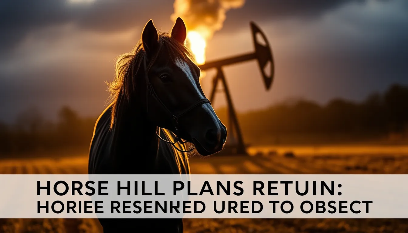 HORSE HILL OIL PLANS RETURN: HORLEY RESIDENTS URGED TO OBJECT