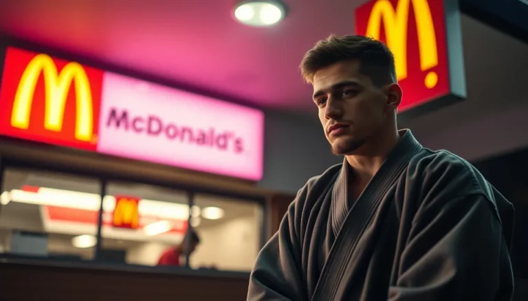 LOCAL JUDO CHAMPION WORKS MCDONALD'S SHIFTS BETWEEN TRAINING