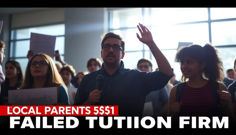 LOCAL PARENTS FIGHT BACK AGAINST FAILED TUITION FIRM