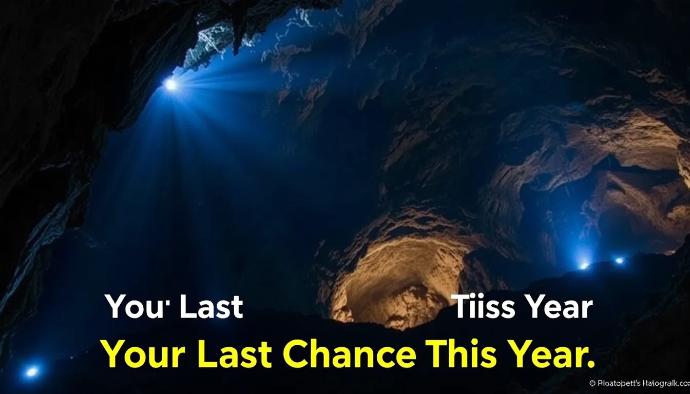 REIGATE CAVES OPEN FOR SUMMER TOURS: YOUR LAST CHANCE THIS YEAR