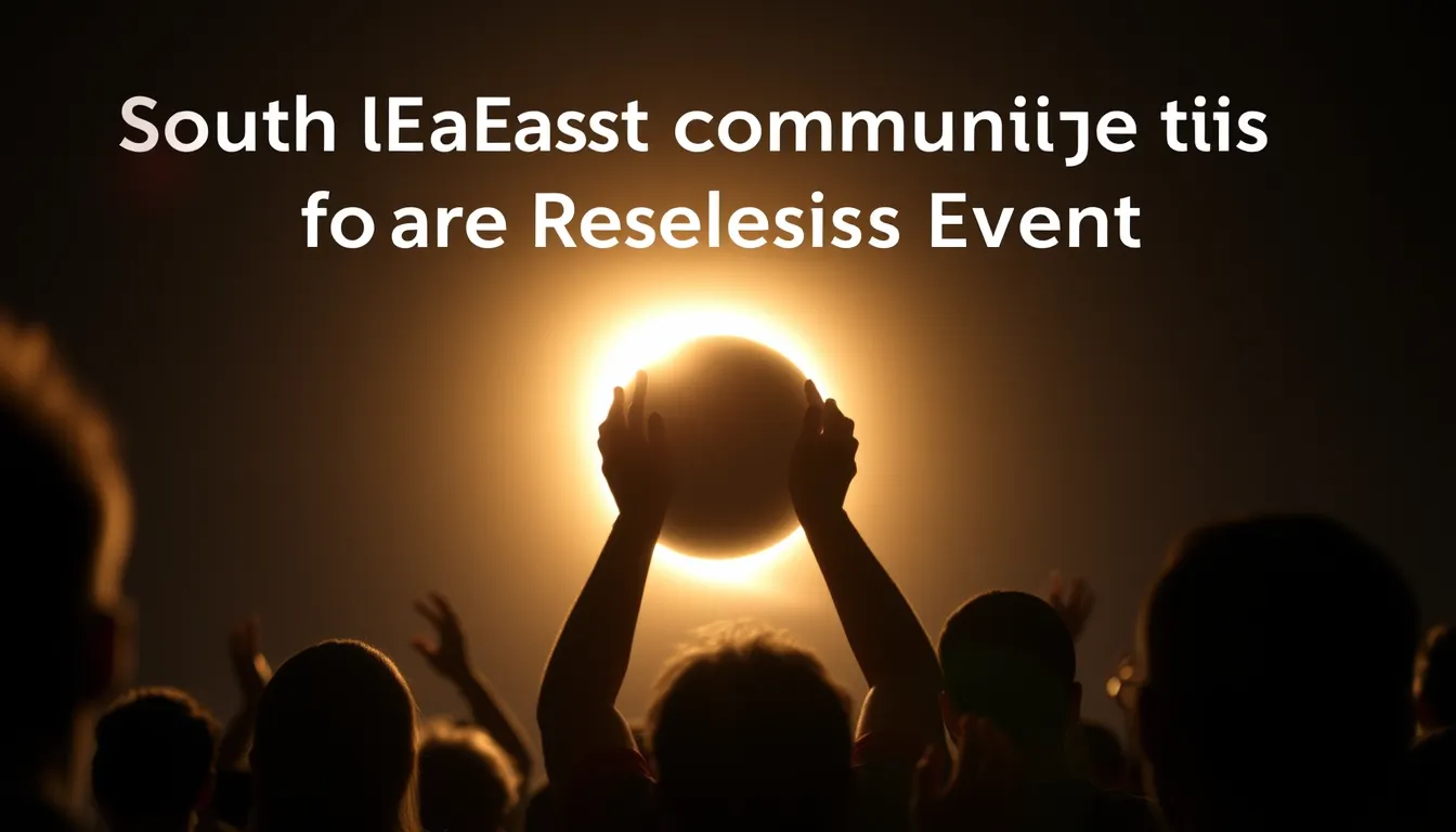 SOUTH EAST COMMUNITIES UNITE FOR RARE SOLAR ECLIPSE VIEWING EVENT