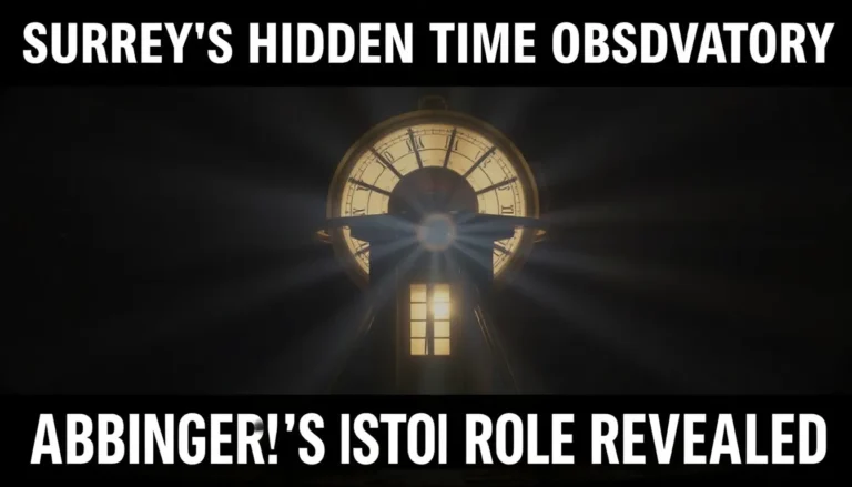 SURREY'S HIDDEN TIME OBSERVATORY: ABINGER'S HISTORIC ROLE REVEALED