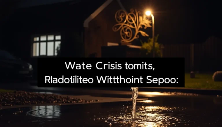 WATER CRISIS LEAVES HORLEY RESIDENTS WITHOUT SUPPORT