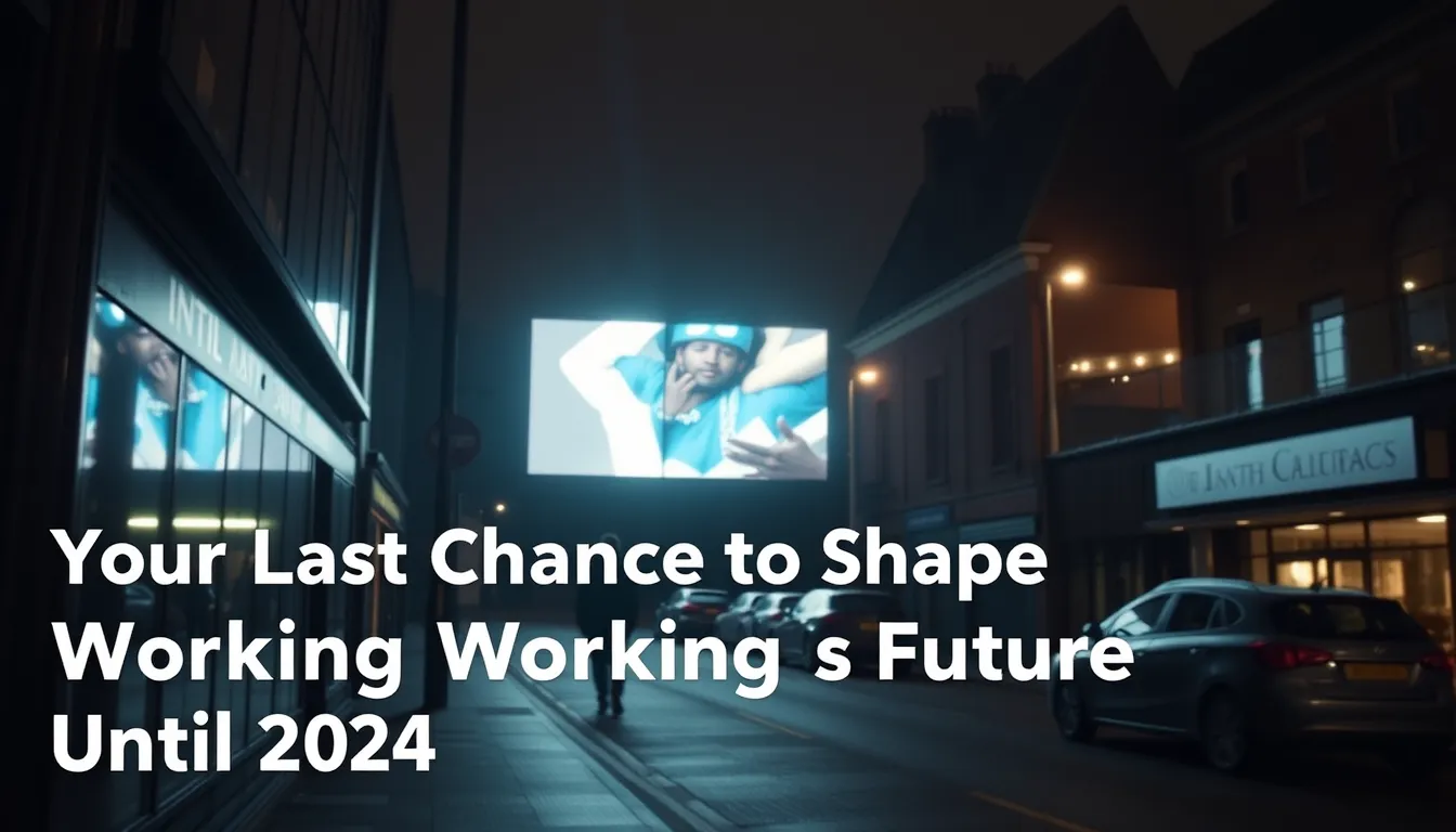 YOUR LAST CHANCE TO SHAPE WOKING'S FUTURE UNTIL 2044