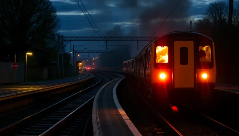 GATWICK-PURLEY RAIL LINE RETURNS TO NORMAL AFTER TRACKSIDE FIRE