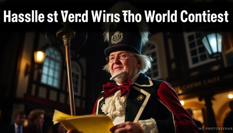 HASLEMERE'S TOWN CRIER WINS THIRD PLACE IN WORLD CONTEST