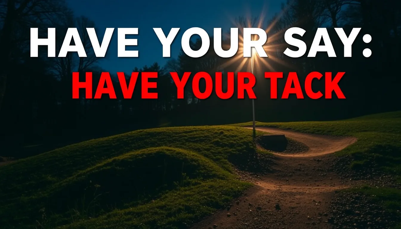HAVE YOUR SAY ON CRABTREE PUMP TRACK IN CAMBERLEY