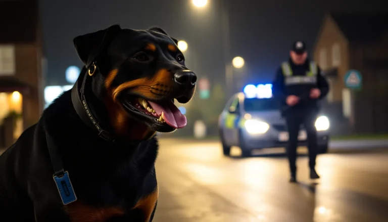 POLICE HUNT DOG OWNER AFTER ROTTWEILER ATTACKS GIRL IN STAINES